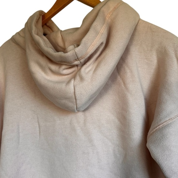 Aerie Ribbon Baby Pink Oversized Side Zip Hoodie - Picture 5 of 15